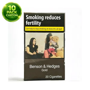 Benson & Hedges Gold 10 Packs Benson & Hedges Gold 10 Packs